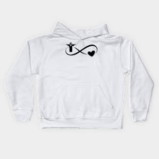 Infinity love to Jesus Kids Hoodie